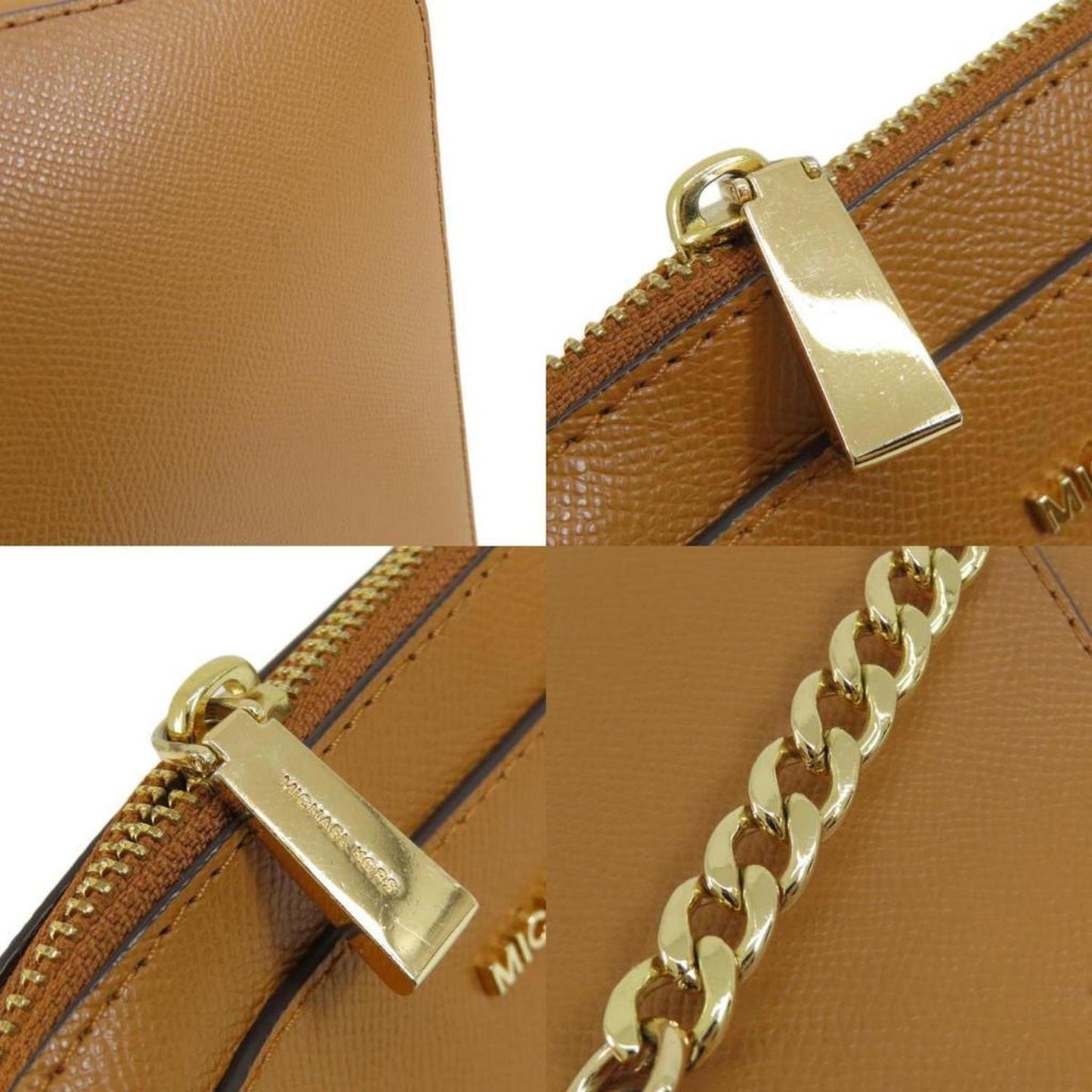 Michael Kors Jet Set Leather Shoulder Bag (Pre-Owned)