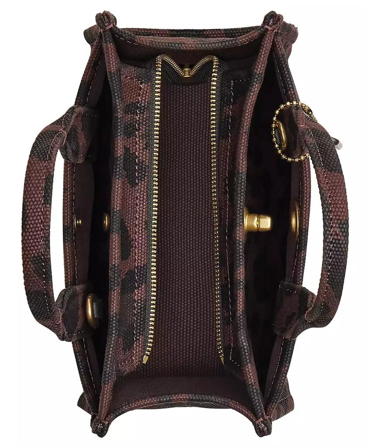 Leopard Print Cargo Mini Tote Bag