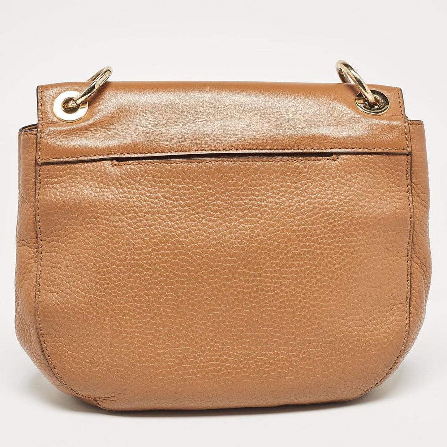 Michael Kors Brown Leather Cecelia Crossbody Bag