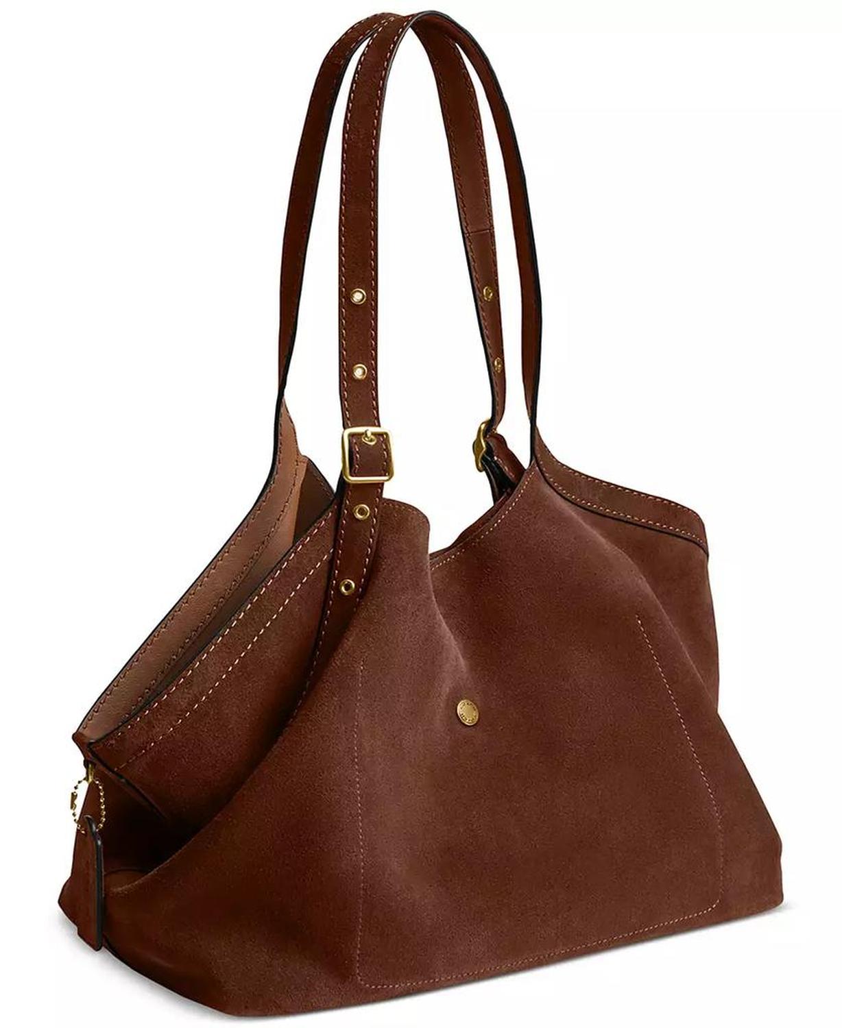 Suede Gramercy Tote