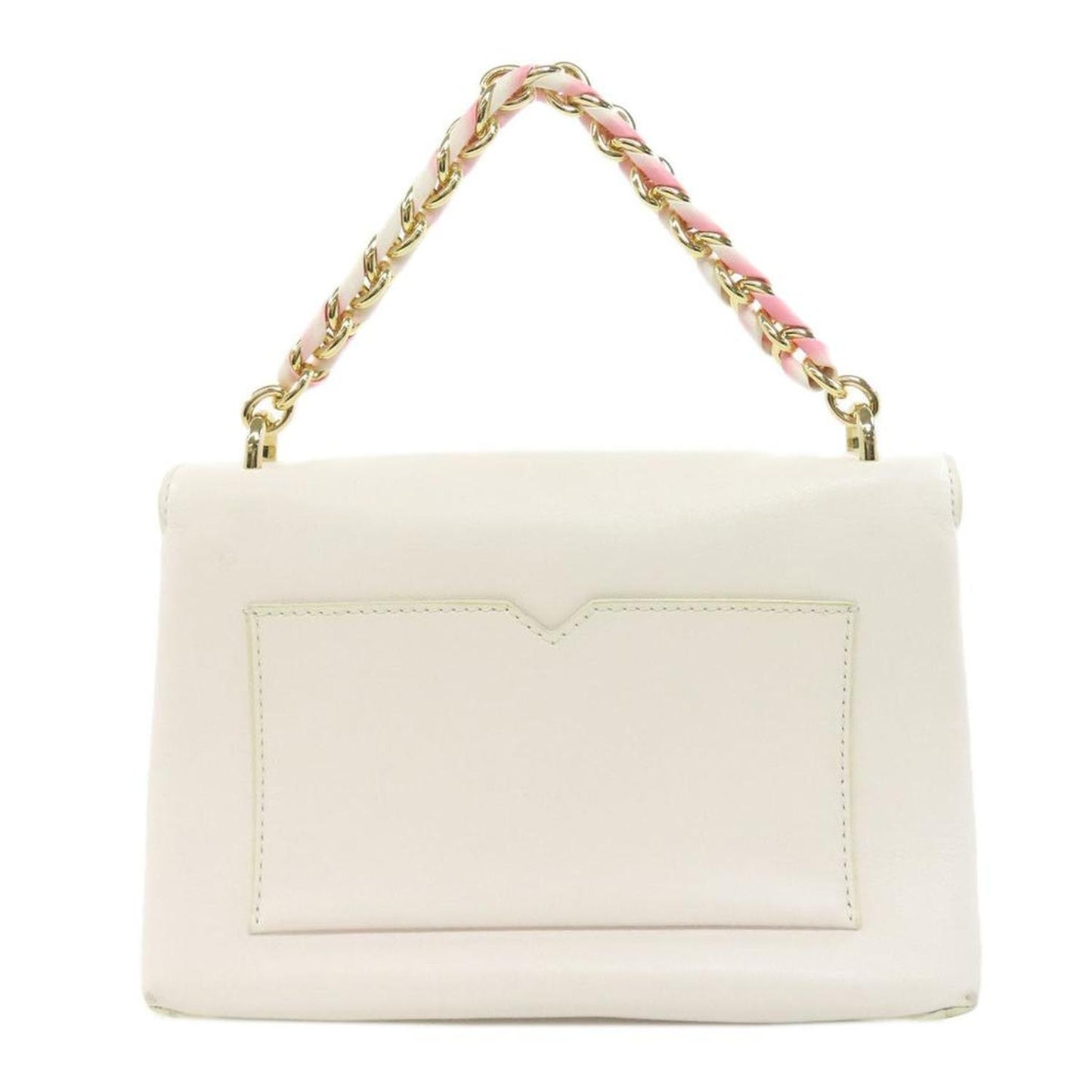 pink  Leather Handbag (Pre-Owned)