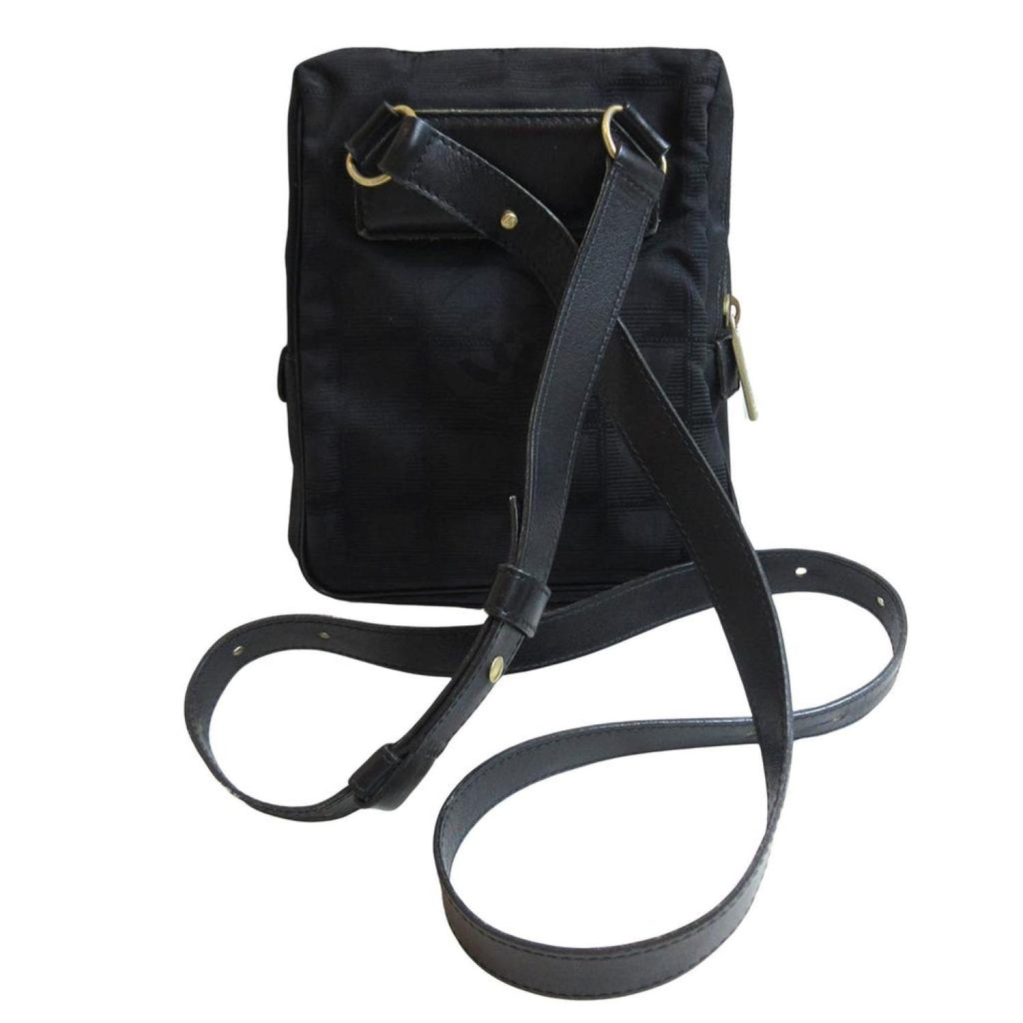 Chanel Travel Line Synthetic Shoulder Bag (Pre-Owned)