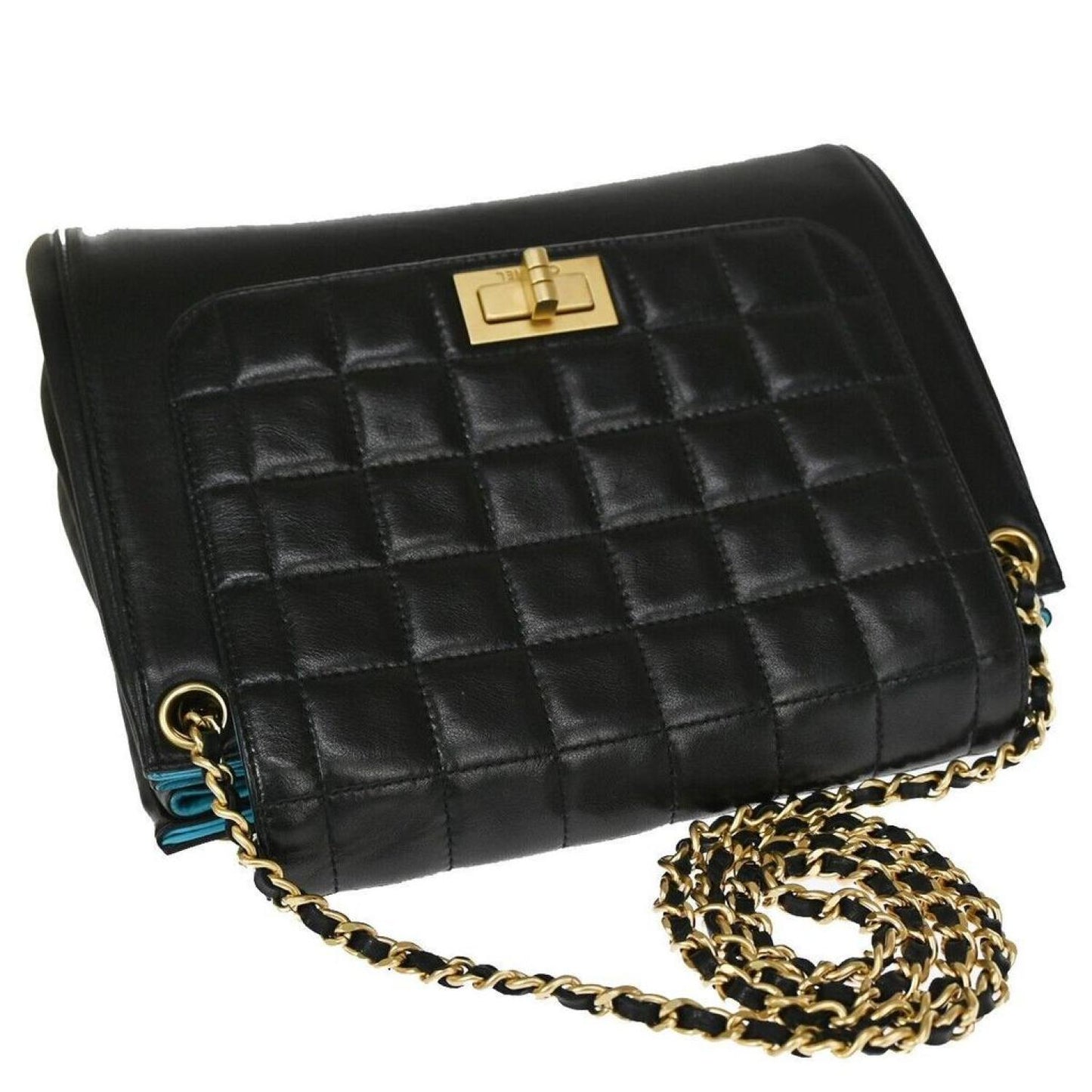 Chanel Chocolate Bar Plated Handbag (Pre-Owned)