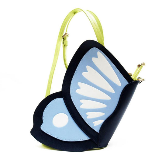 blue  yellow Leather Shoulder Bag (Pre-Owned)