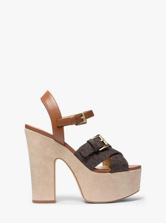 Selah Signature Logo Platform Sandal