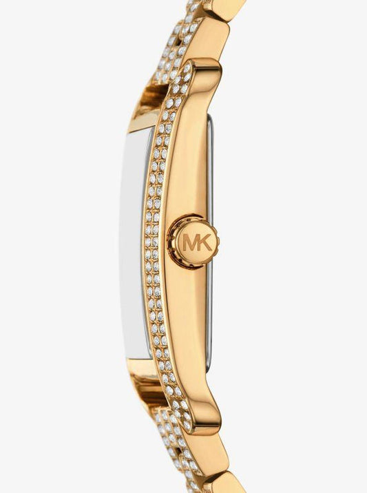 Monroe Pavé Gold-Tone Watch