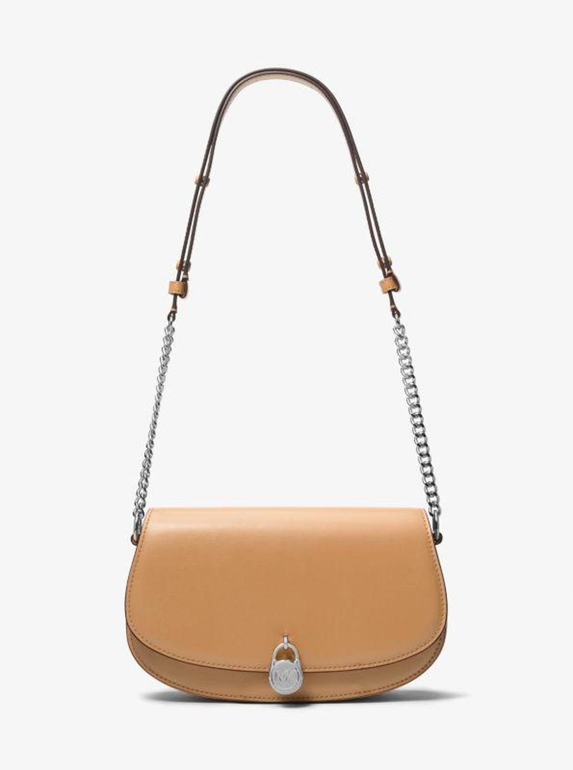 Mila Medium Leather Messenger Bag