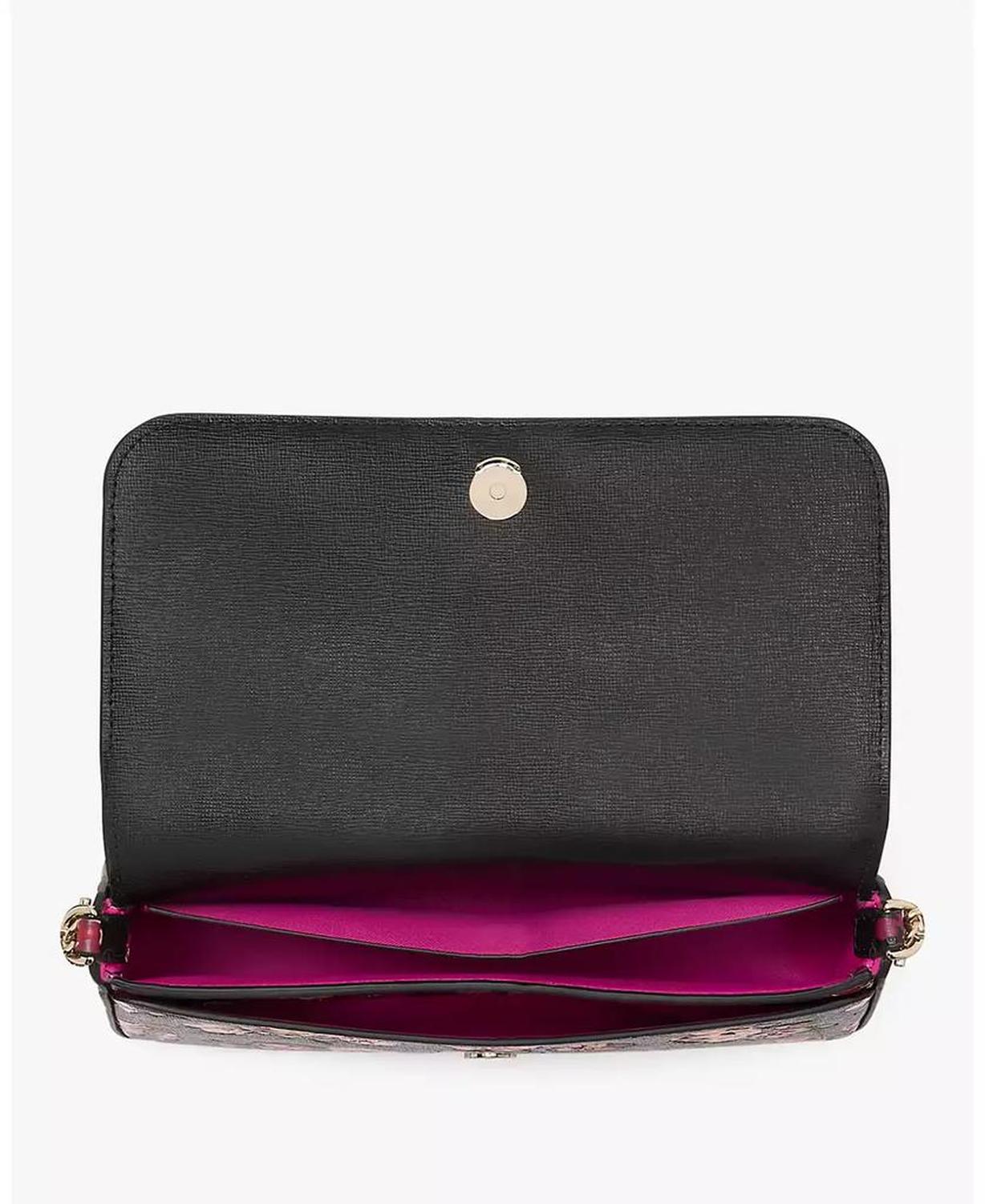 Women's Devin Fall Poppies Flap Chain Wallet