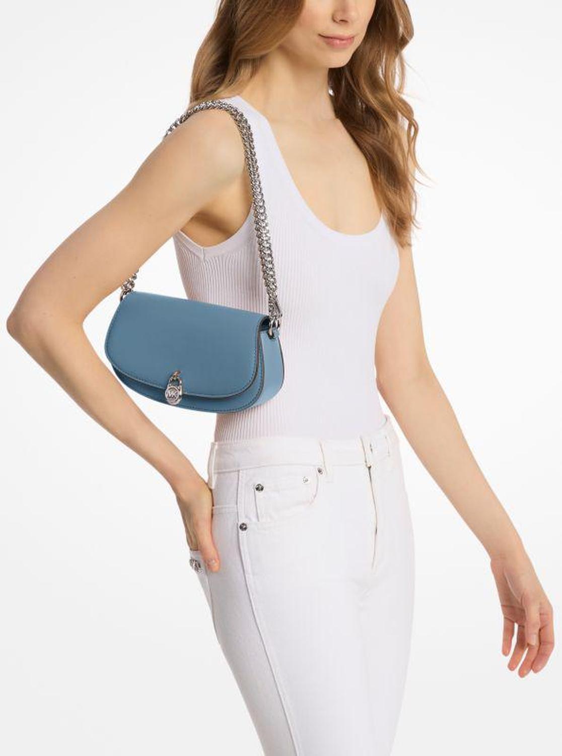 Mila Small Leather Convertible Crossbody Bag