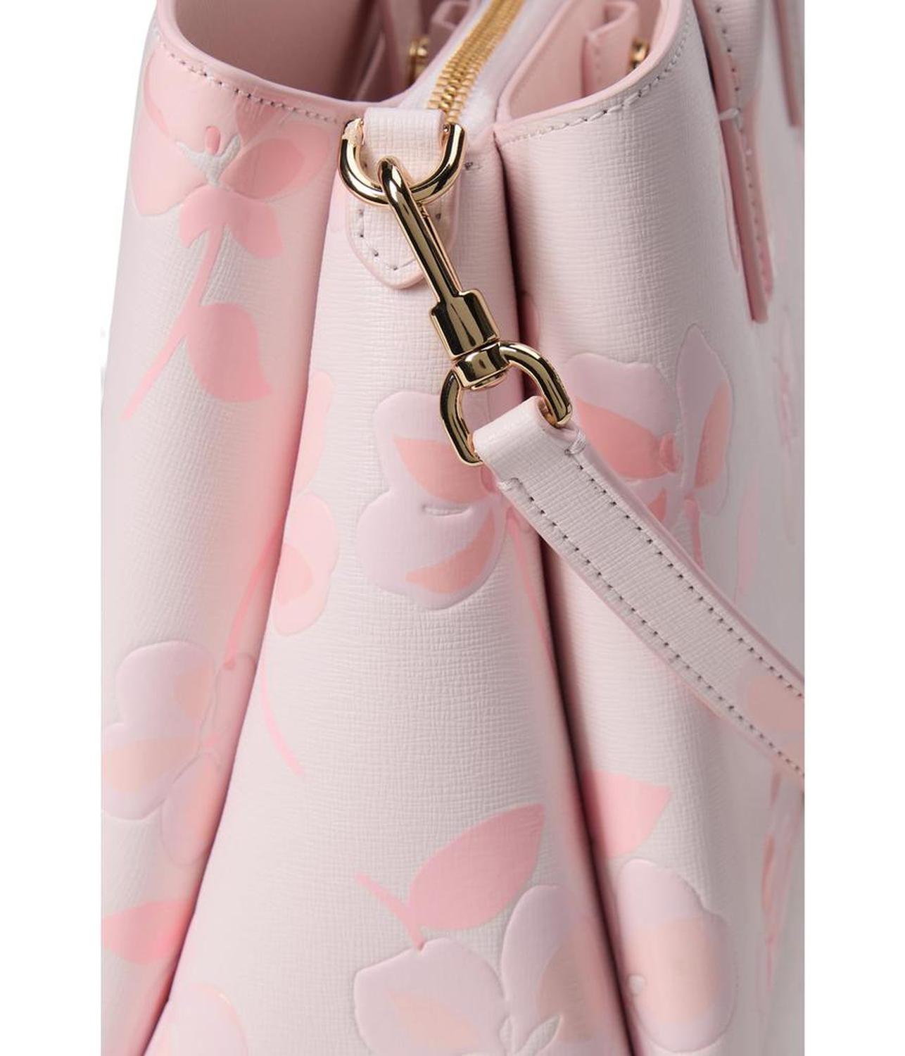 Serena Spring Pansies Satchel