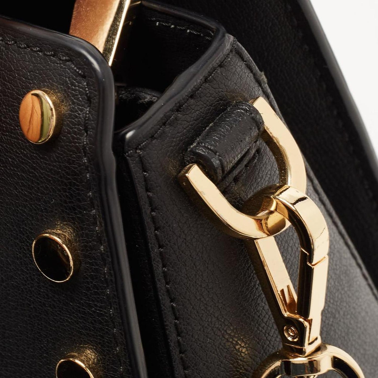 Michael Kors Leather Large Sylvie Studded Satchel