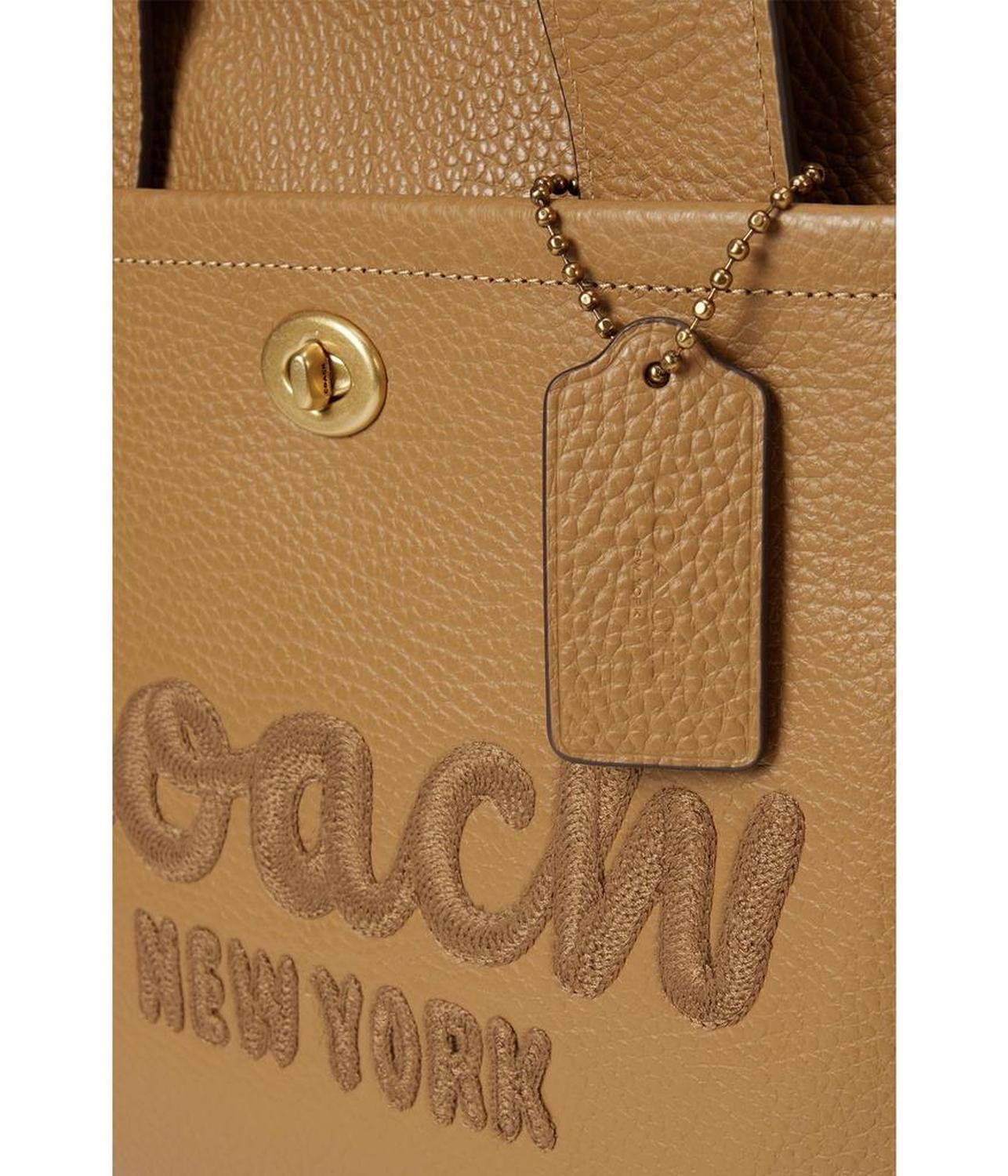 Bubble Leather Cargo Tote