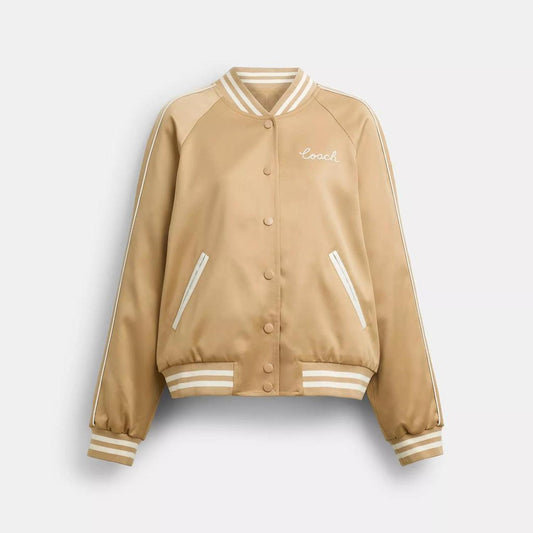 Reversible Signature Souvenir Varsity Jacket