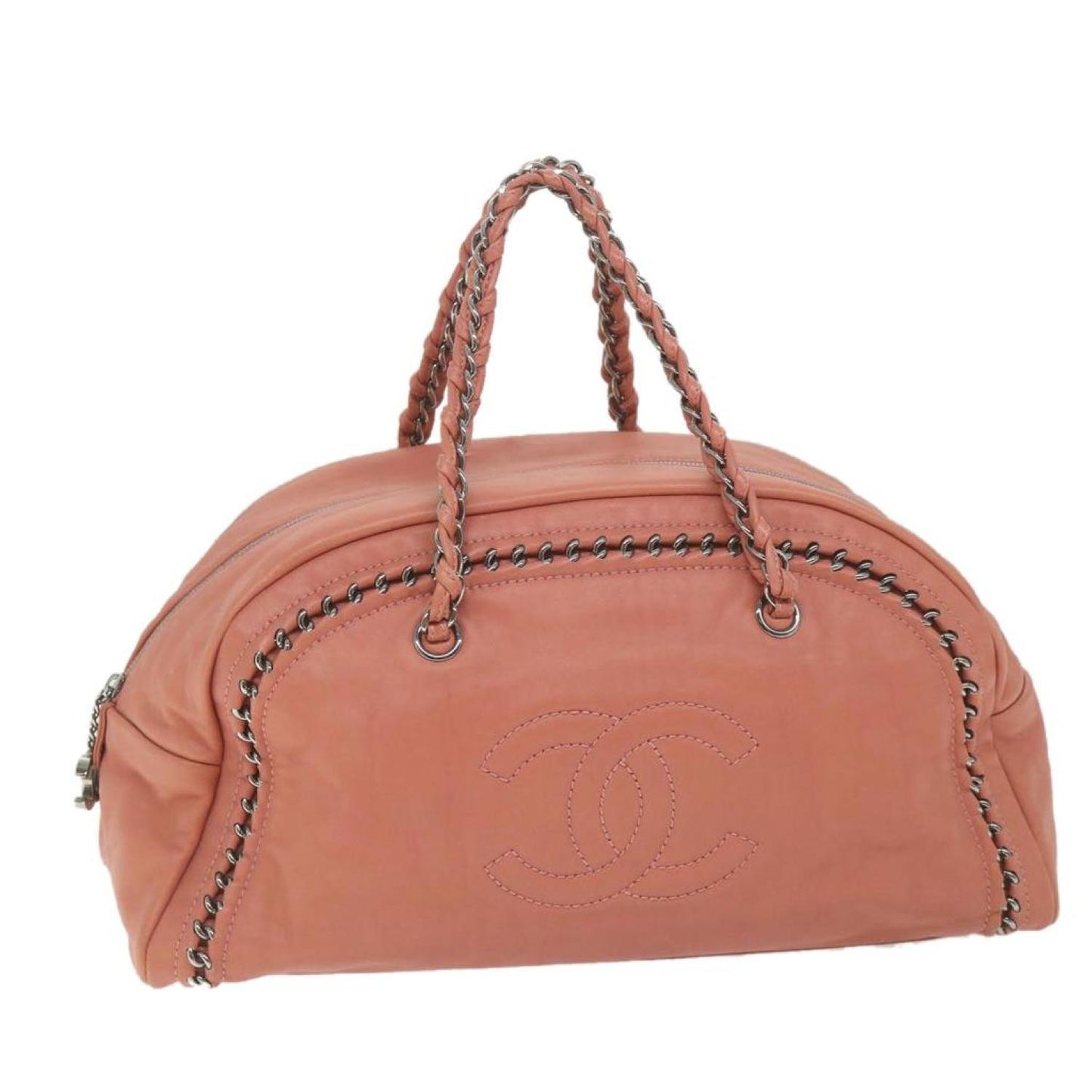 Chanel Boston Leather Travel Bag (Pre-Owned)