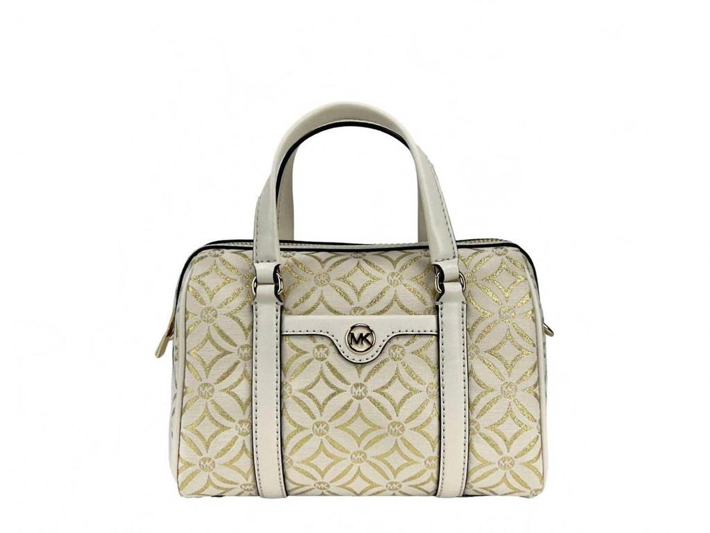 Women's Duffle Crossbody Handbag In Pale Gold Multi