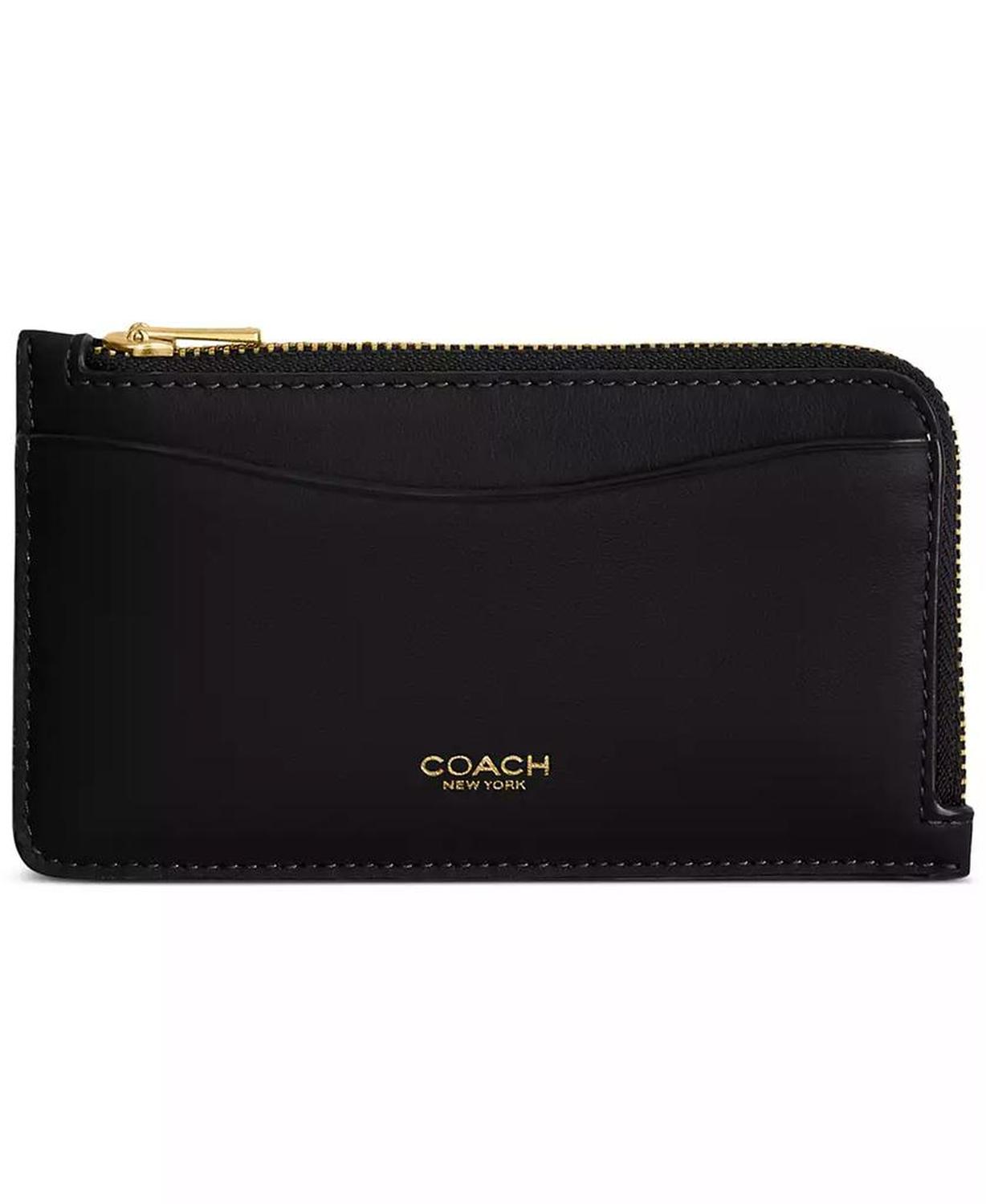 Essential New York Zip Leather Card Case