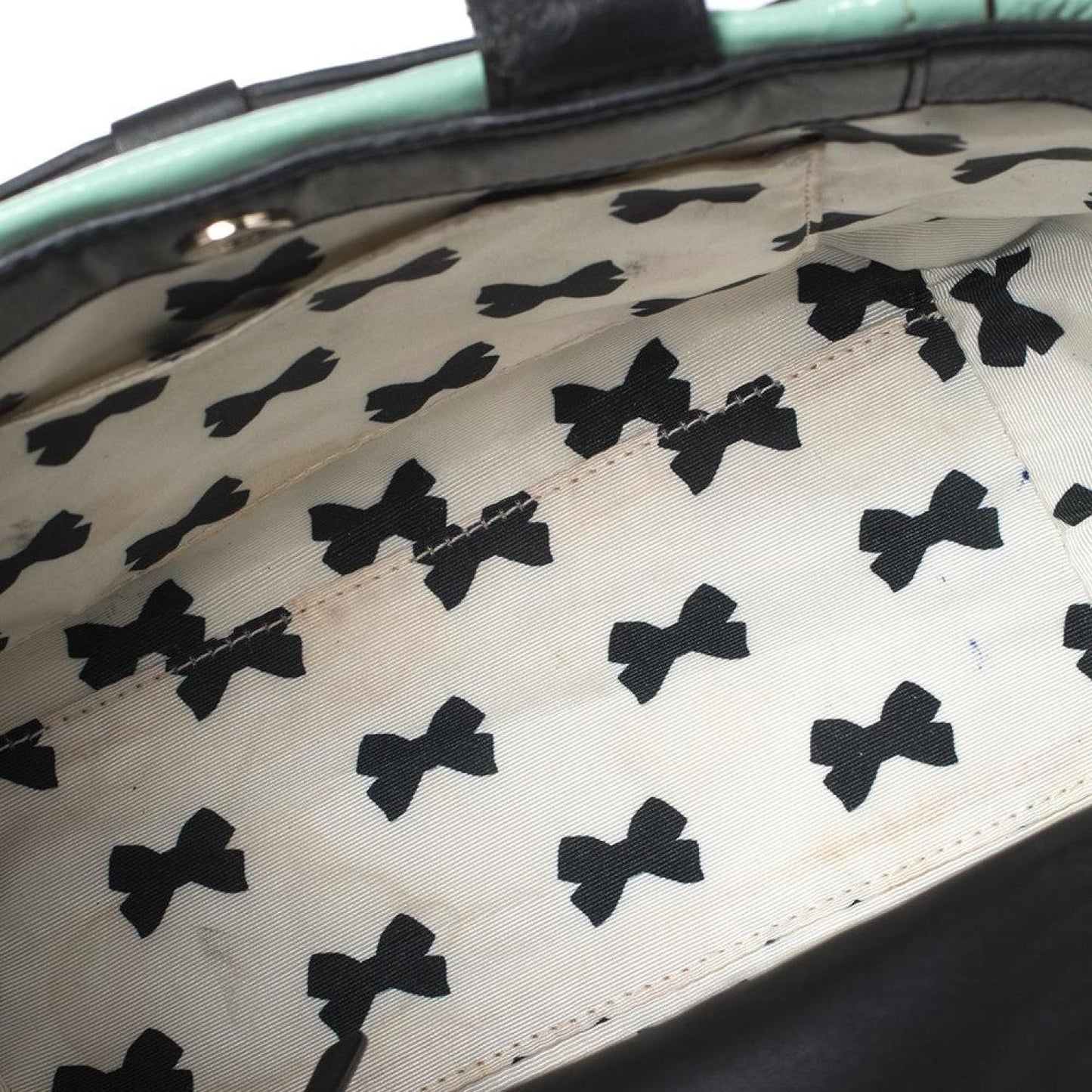 Kate Spade Mint Patent And Leather Chelsea Park Gigi Tote