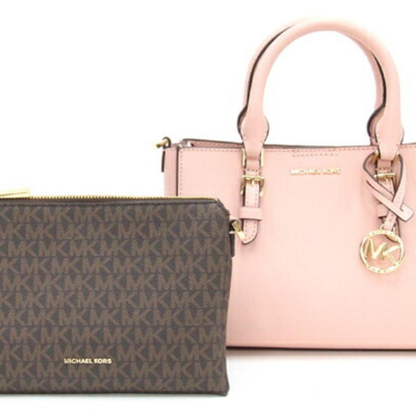 Leather Handbag Shoulder Bag (Pre-Owned)