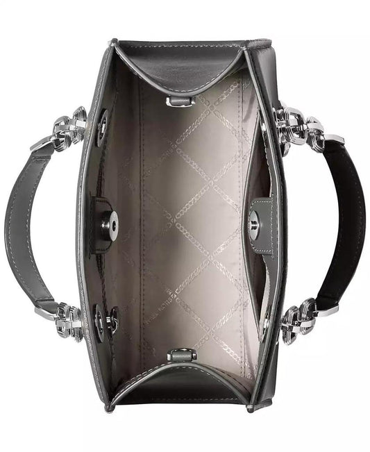 Cynthia Small North South Leather Satchel