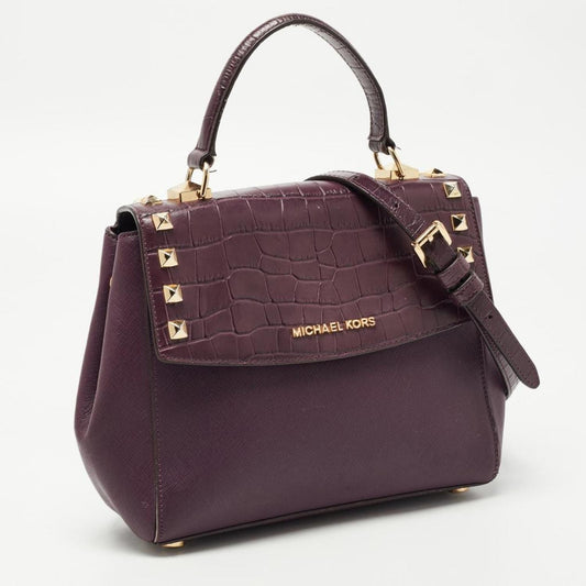 Michael Kors Leather Karla Satchel