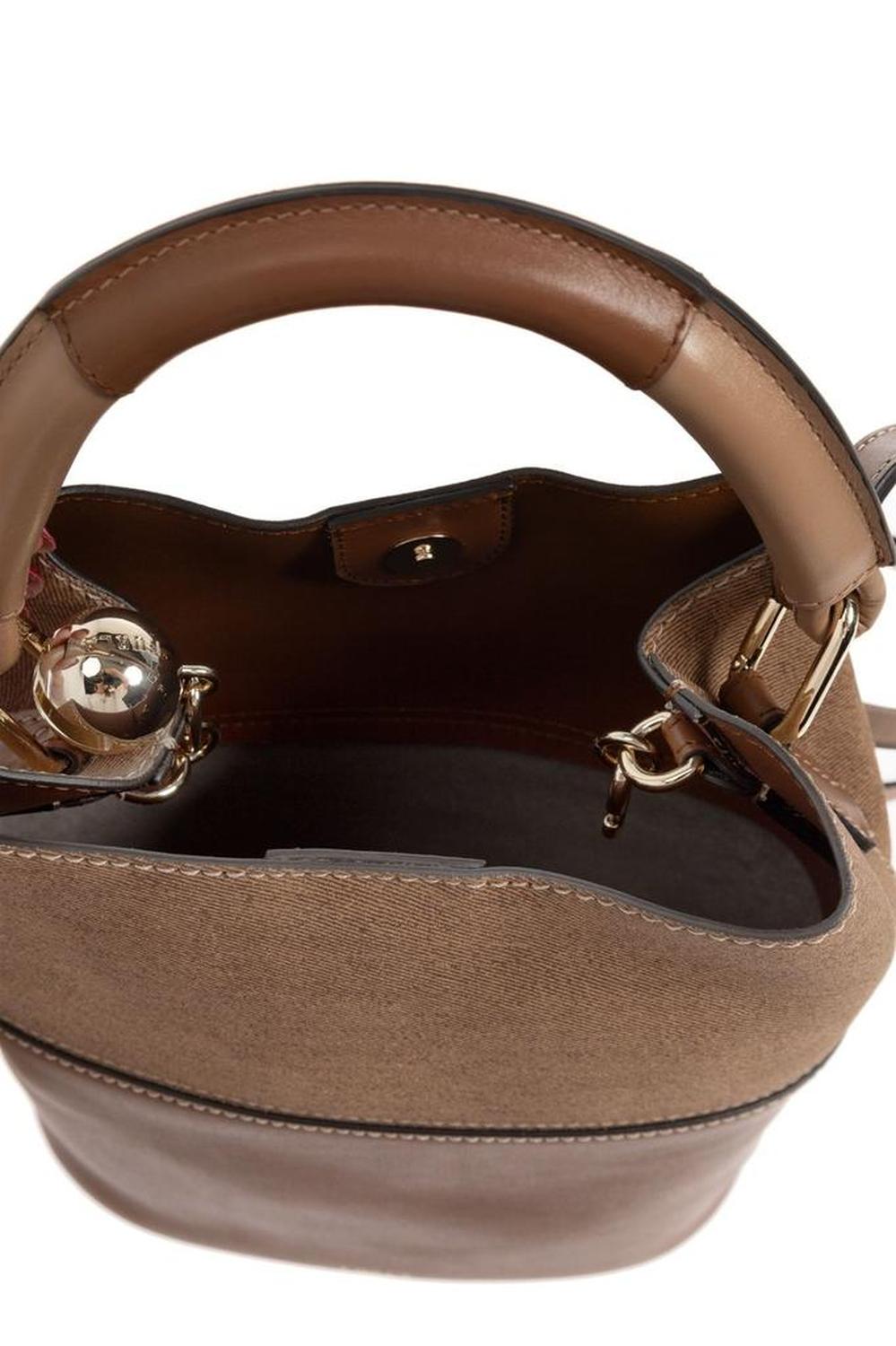 Furla Sfera S Logo Stamp Bucket Bag