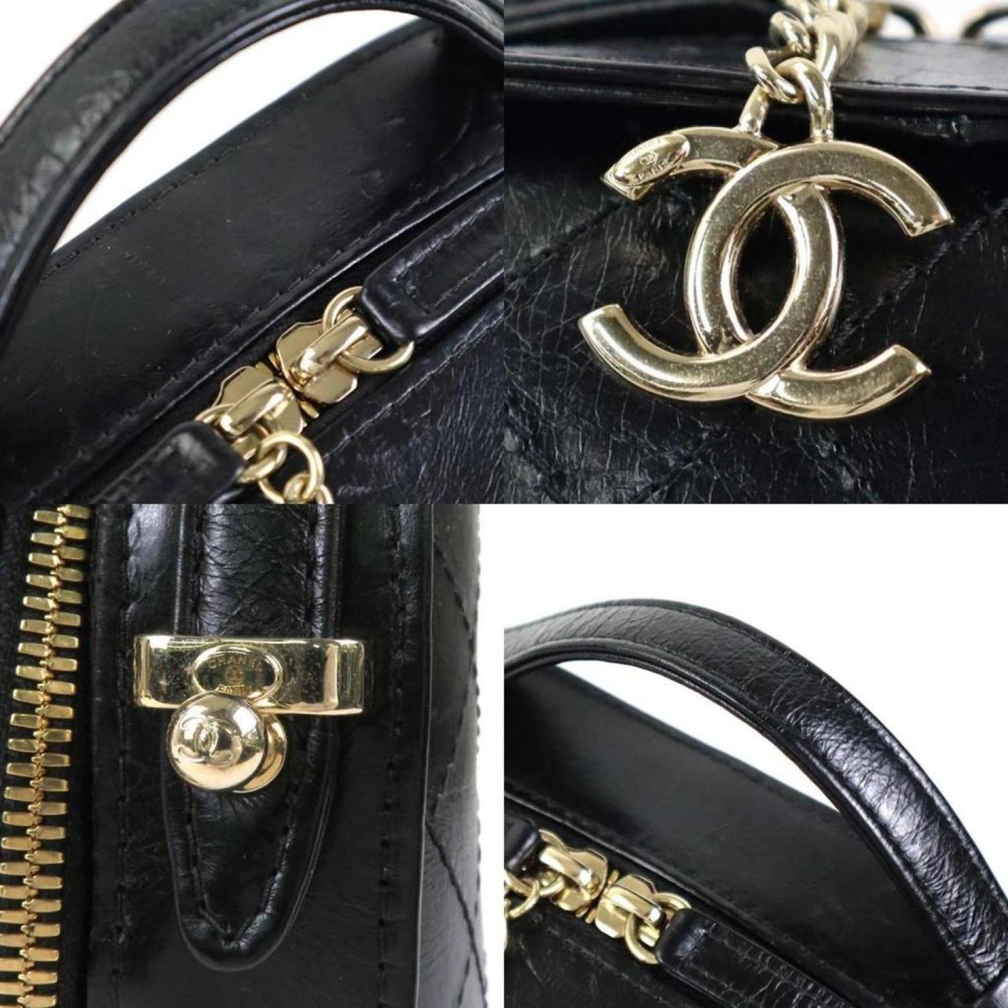 Chanel Vanity Leather Shopper Bag (Pre-Owned)
