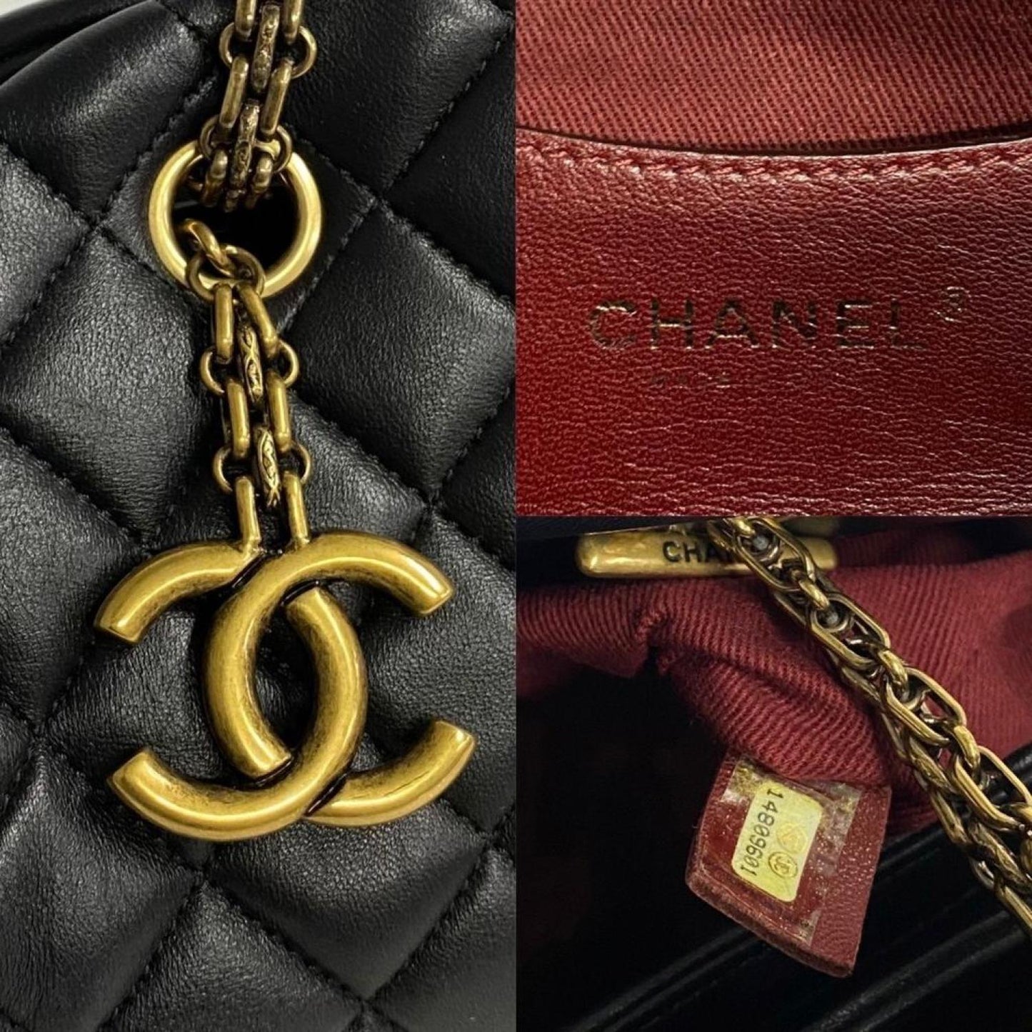 Chanel Mademoiselle Leather Shoulder Bag (Pre-Owned)