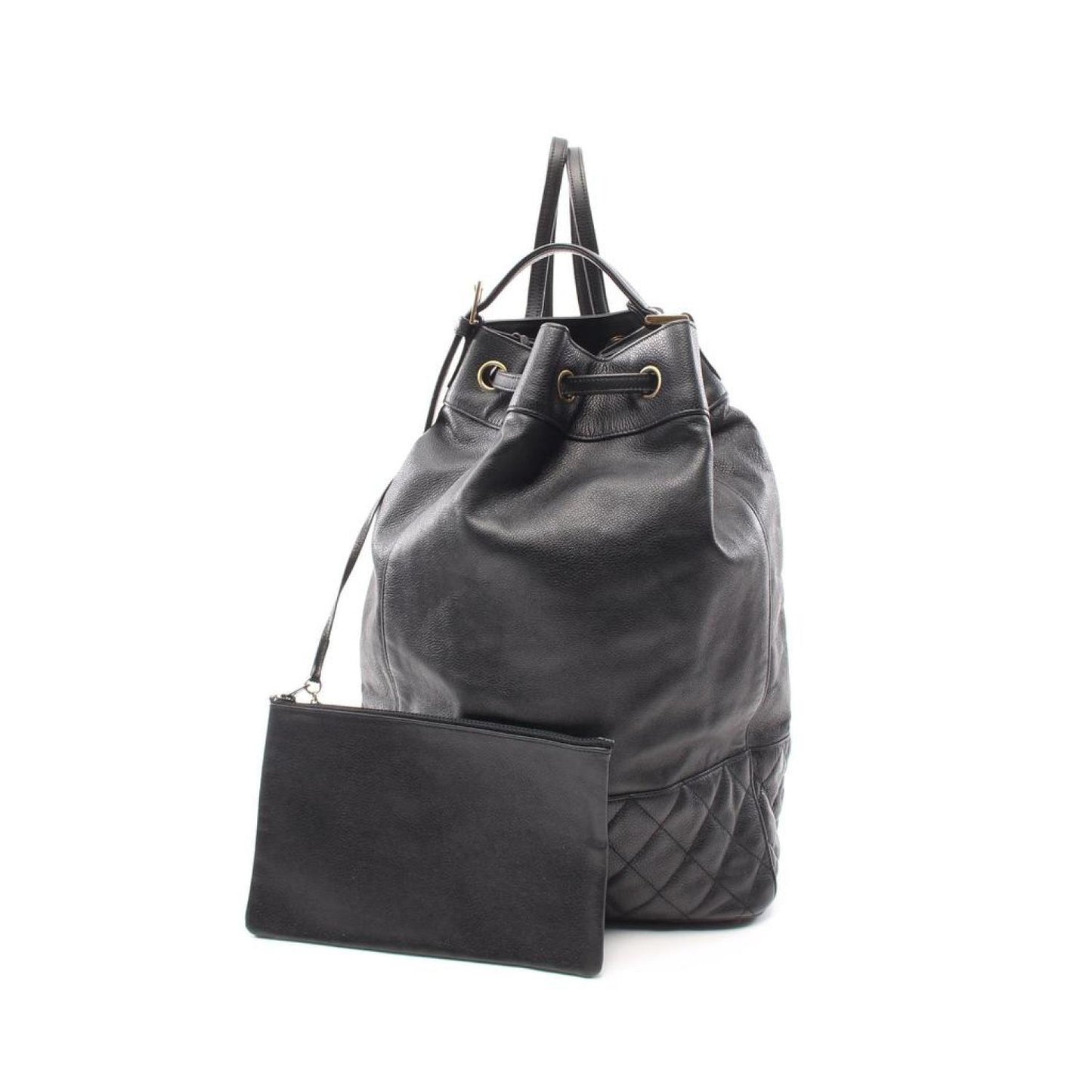 Matelasse Backpack Rucksack Caviar Skin Gold Hardware