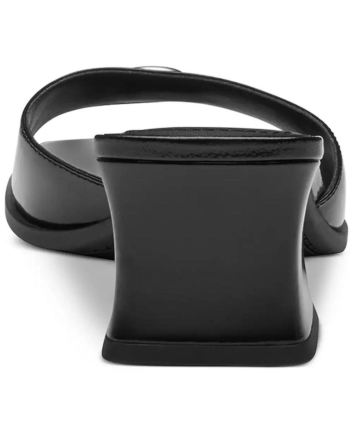 Women's Sculpted C Leather Block-Heel Sandals