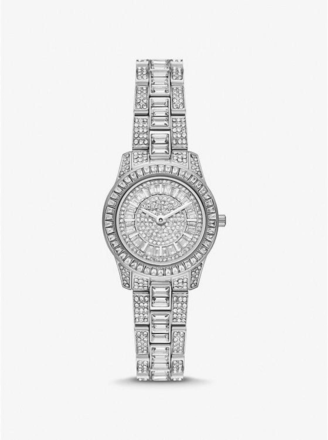 Limited-Edition Petite Runway Pavé Silver-Tone Watch