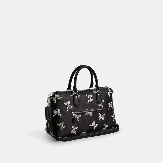 Georgia Stachel Bag With Bow Print