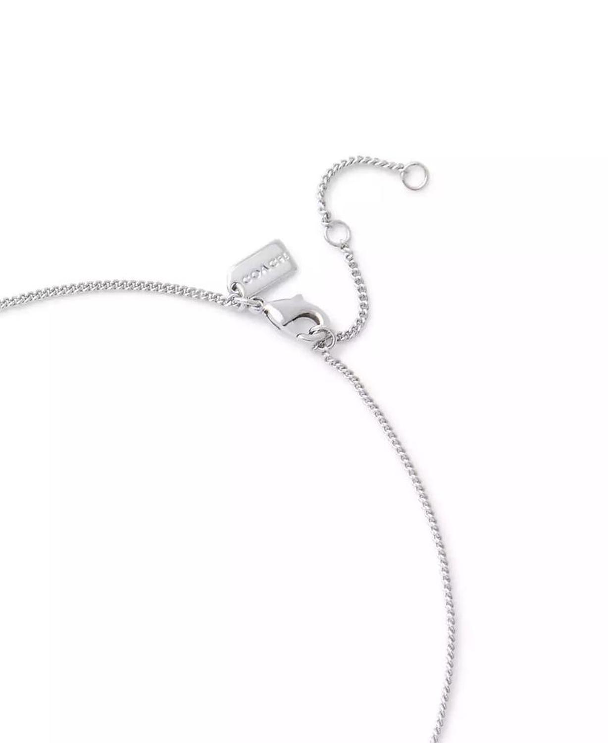 Signature Quilted Tube Pendant Necklace