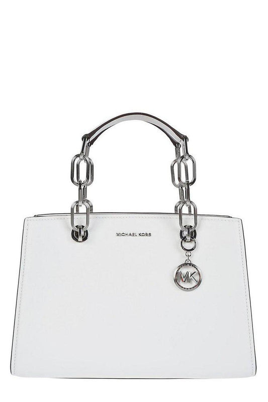 Michael Kors Medium Cynthia Logo Lettering Satchel Bag