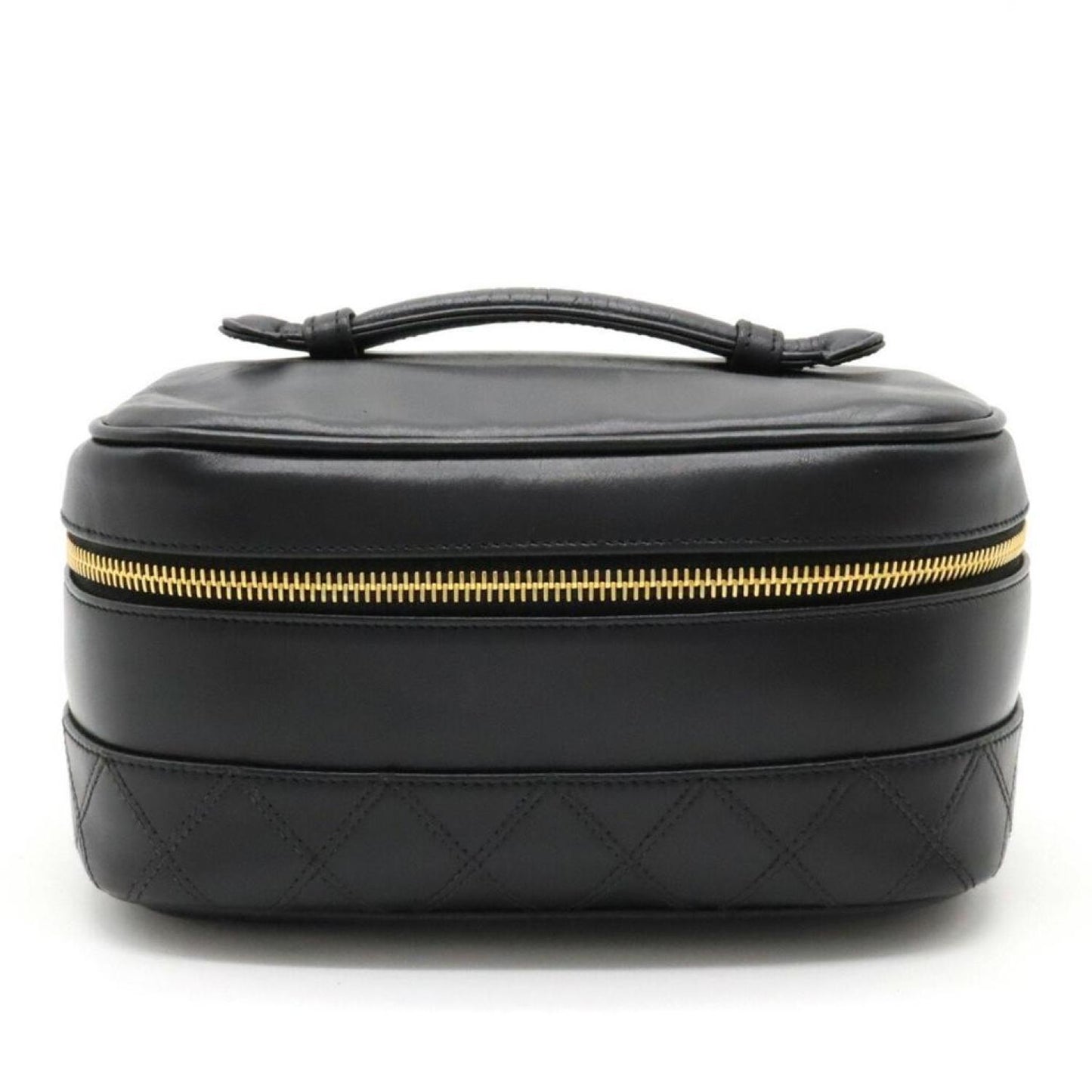 Chanel Vanity Leather Clutch Bag (Pre-Owned)