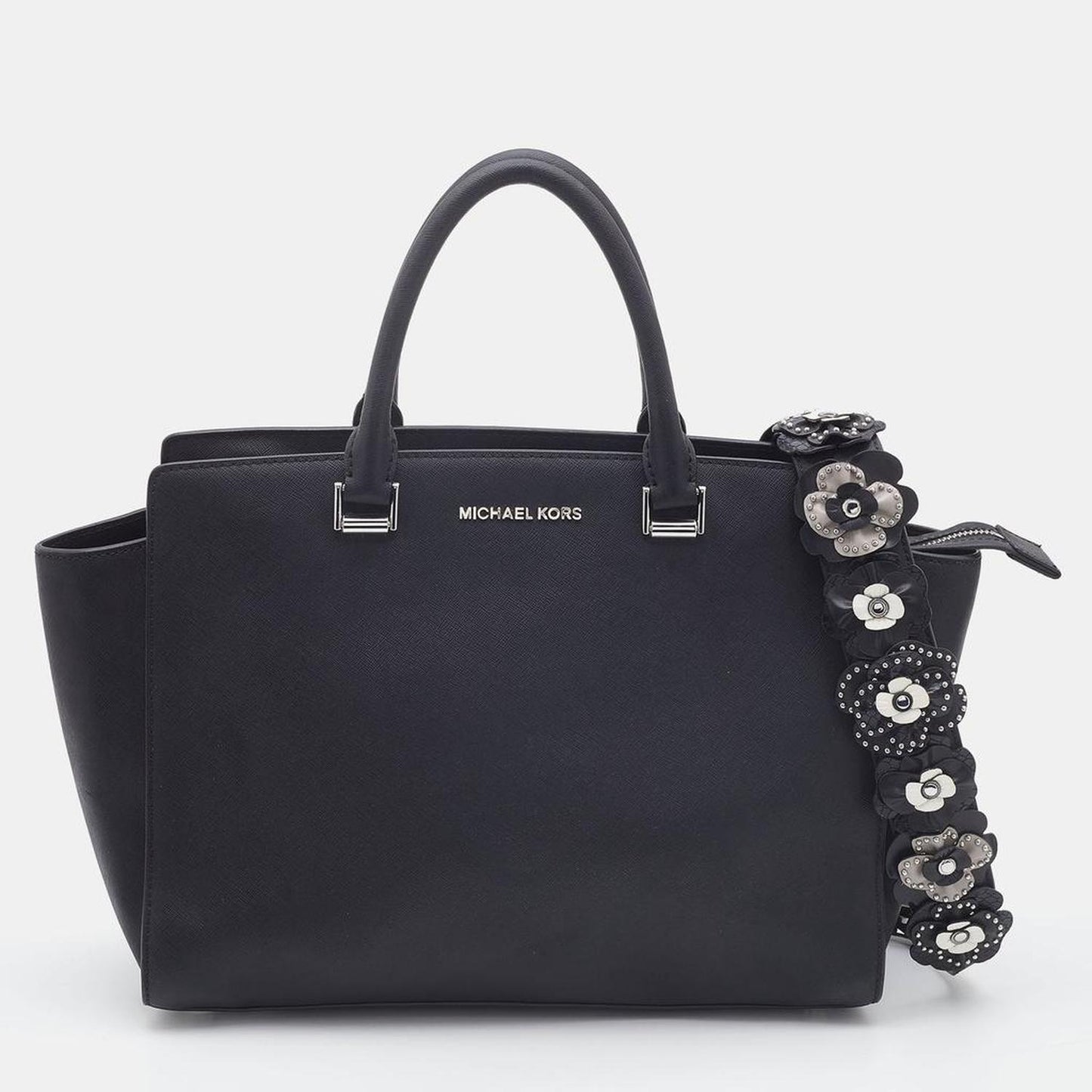 Michael Kors Saffiano Leather Large Selma Satchel