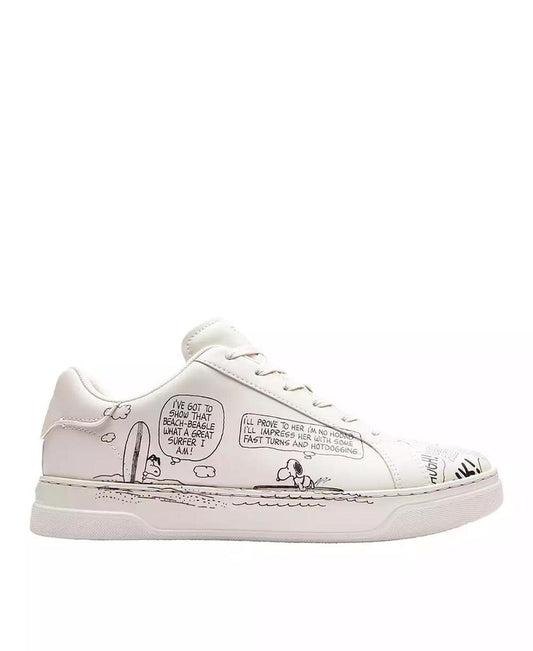 X Peanuts Men's Newspaper Print High Line Sneakers