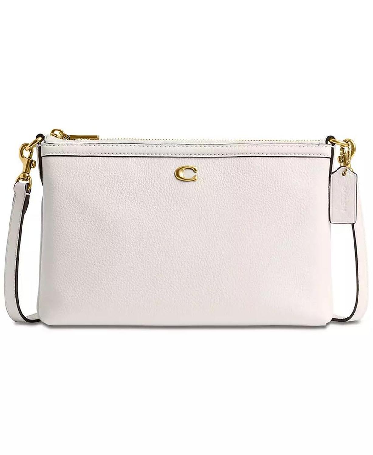 Refined Pebble Leather Legacy Zip Top Smal Crossbody