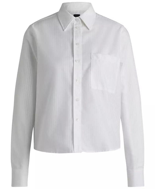 Women’s Striped Regular-Fit Blouse