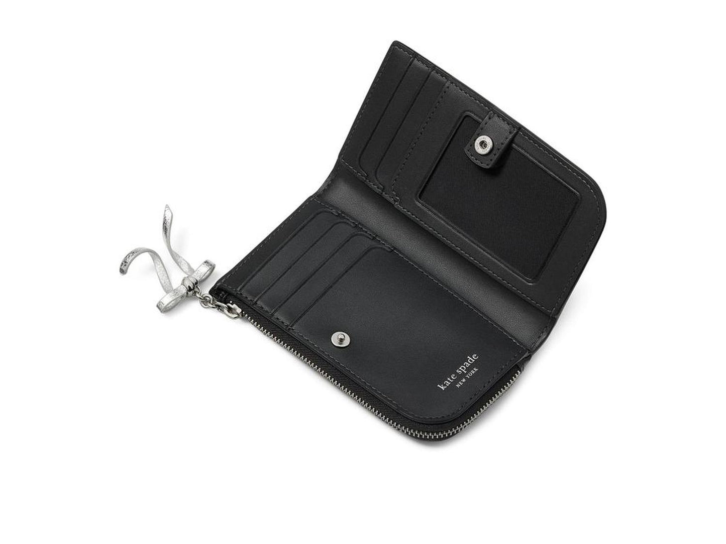 Whiskers Saffiano Leather Small Slim Bifold Wallet