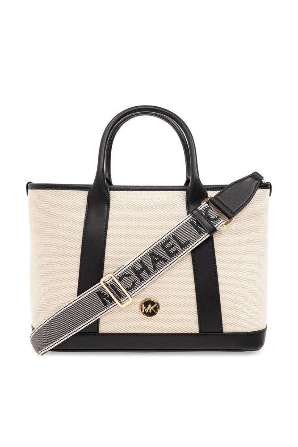 Michael Michael Kors Medium Luisa Logo Plaque Tote Bag