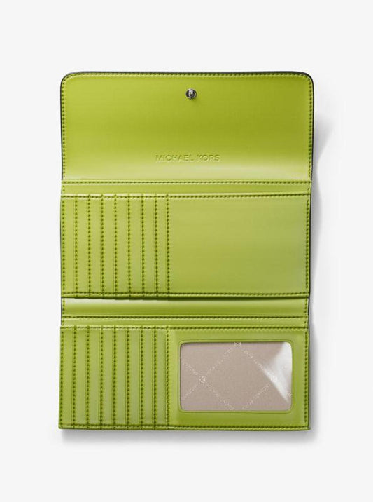 Jet Set Large Signature Logo Tri-Fold Wallet