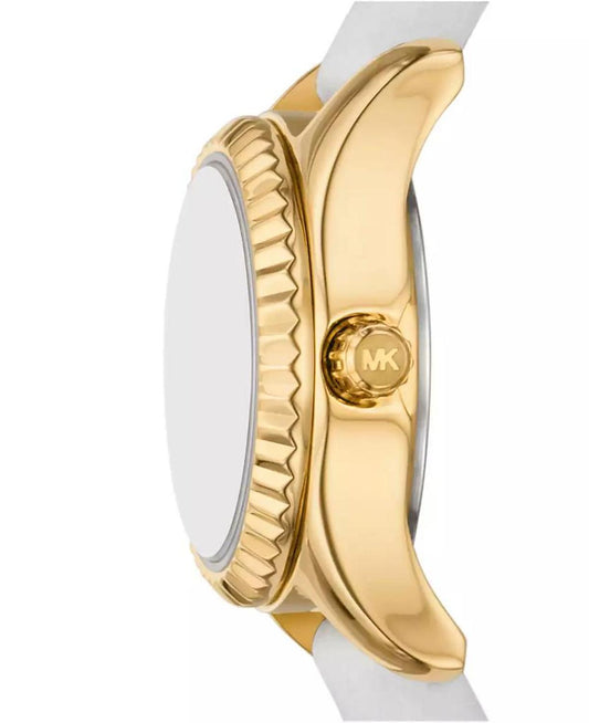 Women's Lexington White Leather Watch, 19mm