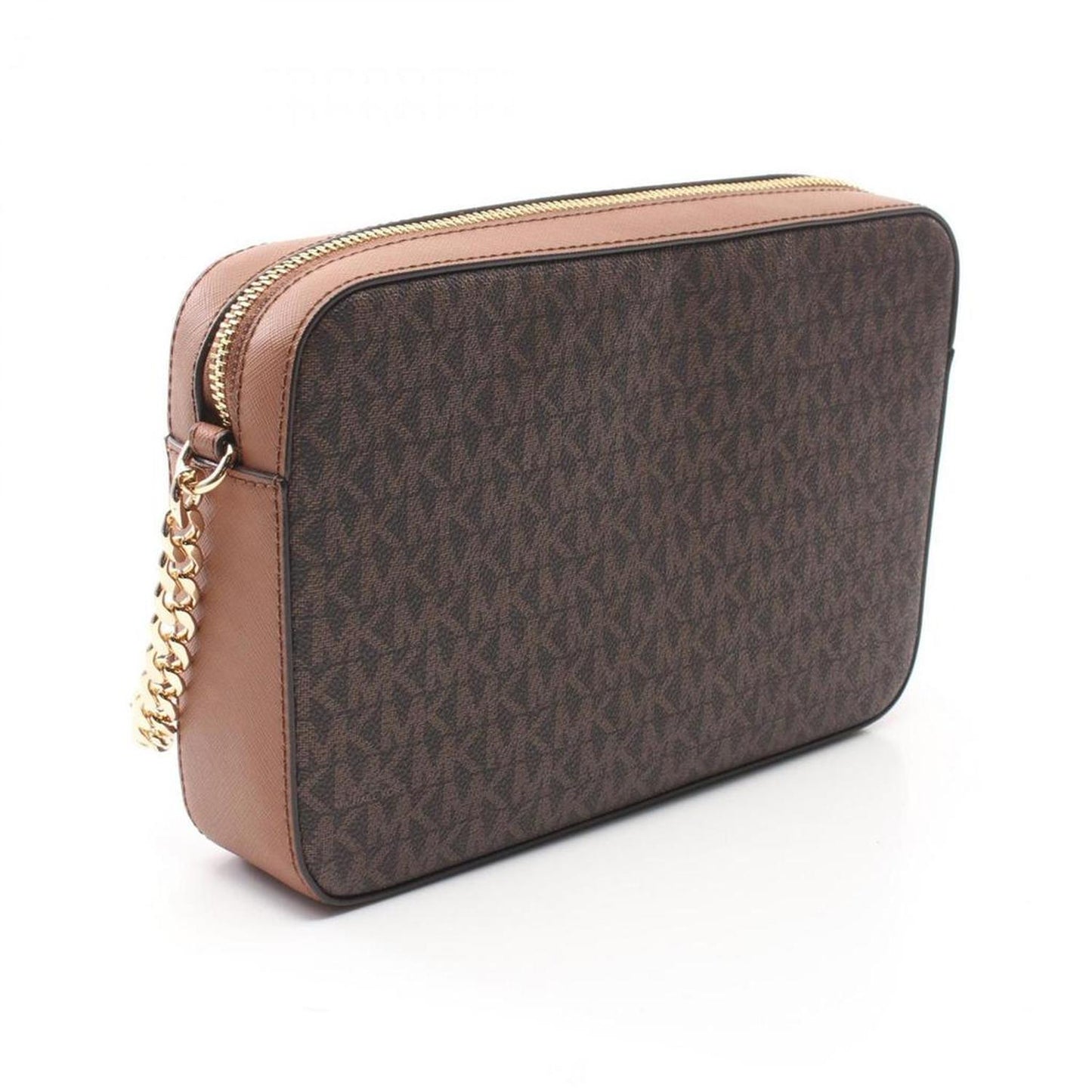 Coated Canvas Leather Shoulder Bag (Pre-Owned)