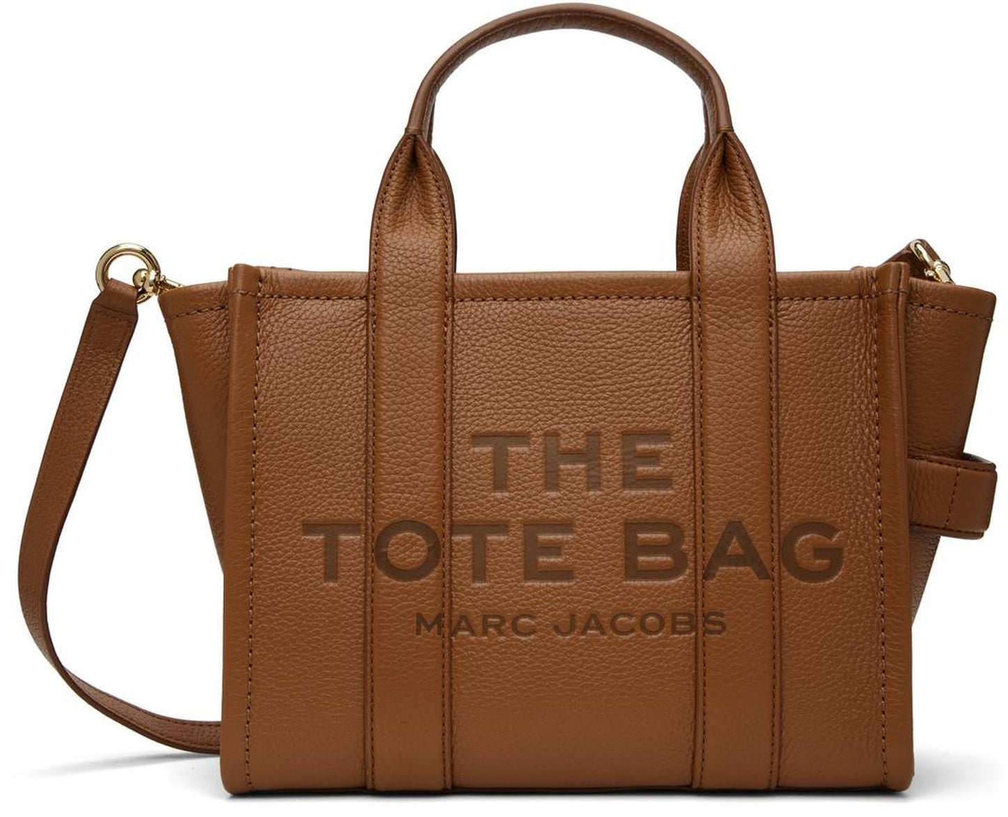 Brown 'The Leather Small' Tote