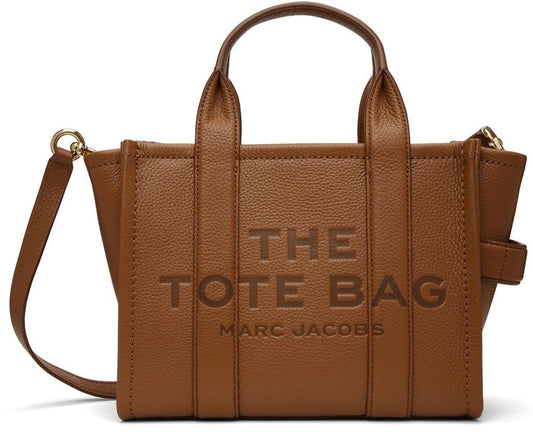 Brown 'The Leather Small' Tote