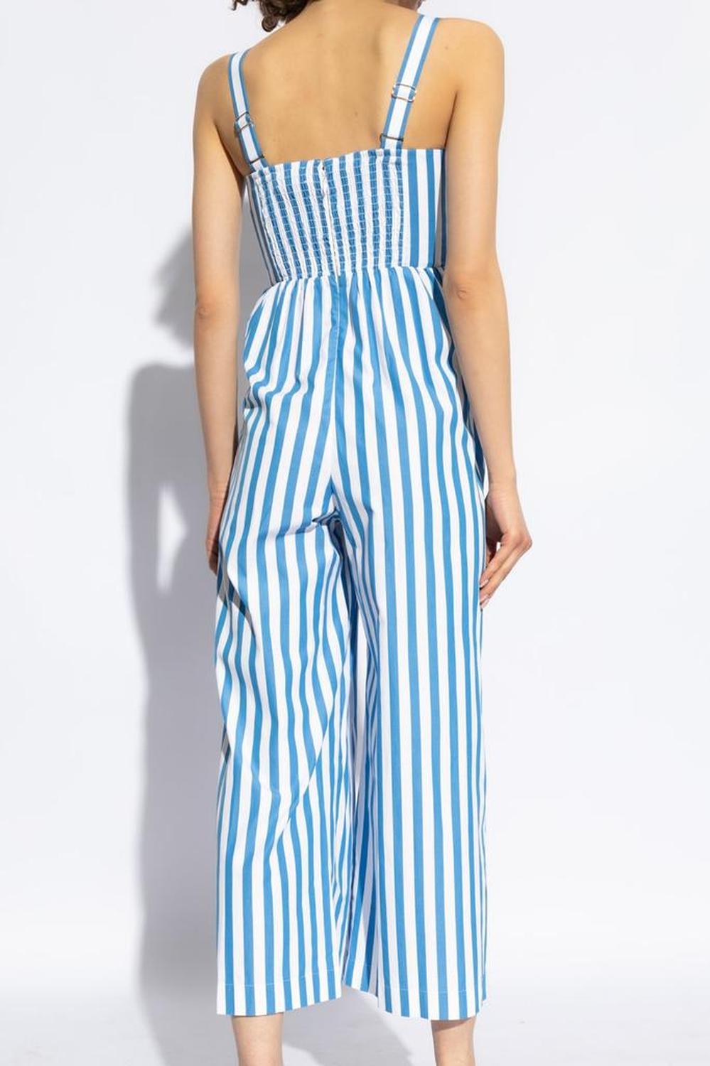 Kate Spade Striped Bow Detail Jumpsuit