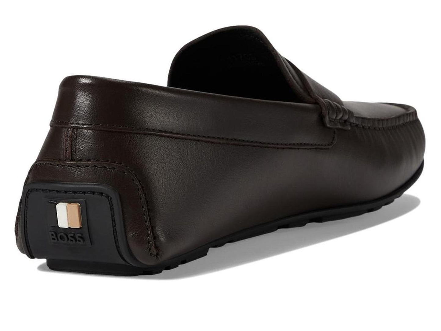 Smooth Leather Slip-On Drivers