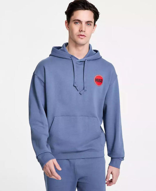 Men's Dicrincio Relaxed Fit Long Sleeve Logo Graphic Hoodie