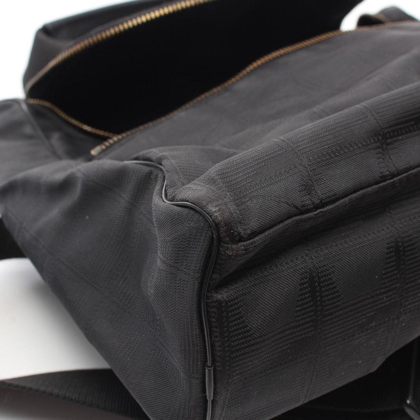 New Travel Line Backpack Rucksack Nylon Canvas Leather