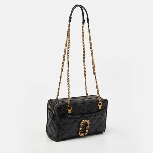 Marc Jacobs Quilted Leather The Status Chain Shoulder Bag